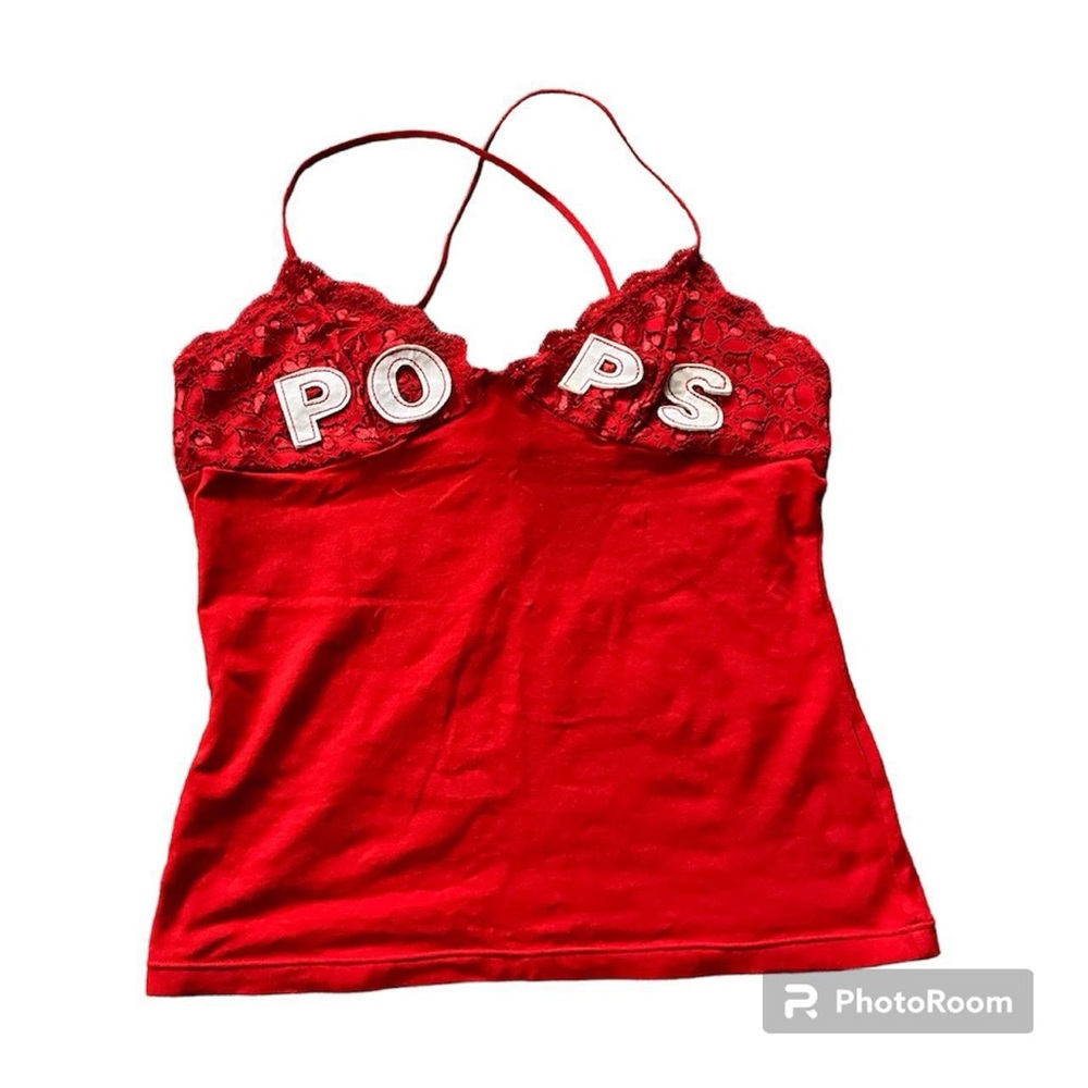 super rare vintage euro body pops cami top